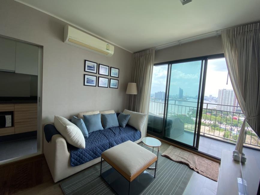 U Delight Residence Riverfront Rama 3 ห้องนั่งเล่น (2).jpg